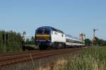 251 010 mit NOB 81720 von Hamburg-Altona nach Westerland in Risum-Lindholm.