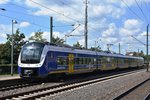 BAD ZWISCHENAHN (Landkreis Ammerland), 18.08.2016, ET 440 220 der NordWestBahn als Linie S3 der Regio-S-Bahn Bremen im Bahnhof Bad Zwischenahn