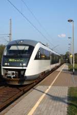 642 328-8 (9580 0 642 328-8 D ATDE) als RB im Einsatz fr die NWB beim Halt im Bf.Gelsenkirchen-Zoo. - 13.10.2010 -