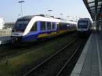 NWB 468 436 und 424 im Kempener Bahnhof und fahren heute auf der Westlichsten Linie der NWB dem Niers Express (RE 10) (Do, 15.03.12)