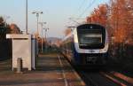 Am 22.11.2014 gab es in Sachsen eine Überraschung. Es wurde zum ersten mal ein ET 440 in Sachsen gesichtet und zugleich der erste ET in Zwickau. Die NordWestBahn hat an jenem Tag mit den 440 221 Testfahrten auf der KBS 510 absolviert. Am Vormittag ist man von Dresden nach Hof gefahren und nach kurzen Aufenthalt in Hof ging es wieder retour nach Dresden. Nachschuß auf die Durchfahrt in Zwickau-Pölbitz.