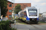 Am Bahnübergangs Wachsbleiche wurde dieses, von 648 377 angeführte, LINT-Doppel abgelichtet,  welches zu diesem Zeitpunkt aus der Abstellung im Osnabrücker Hafen kam und Richtung