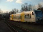 Regioshuttle VT 006 am 08.12.2001 im Endbahnhof Kusel