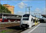 460 013-6 der Trans regio verlsst am 10.09.2010 den Hauptbahnhof von Koblenz.