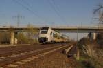 trans regio 460 505-1 als MRB 25348 von Mainz Hbf nach Koblenz Hbf, in Mainz-Mombach; 28.03.2011