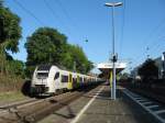 TransRegio Richtung Kln-Messe/Deutz fhrt am 4.9.13 aus Bonn Hbf aus.