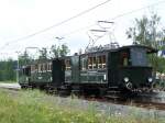111 Jahre Trossinger Eisenbahn : T 1 + B 2 + T 2 im Trossinger Staadsbahnhof am 05/07/09