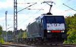 TXL - TX Logistik AG mit MRCE Dispo   ES 64 F4-098  [NVR-Number: 91 80 6189 998-8 D-DISPO] und KLV-Zug Richtung Rostock am 12.09.18 Berlin-Wuhlheide.