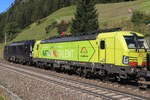 Nachschuss auf die MRCE 193 654 & TXL Logistik 193 558  Natural Talent  mit einem talwärts fahrendem KLV Zug Richtung Deutschland.