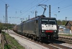 ES 64 F4-287 mit DGS 46240 (TXL, Hagen Gbf–Novi S Bovo) am 19.04.2015 in Riegel-Malterdingen
