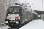 ES 64 U2-099 bei Schneetreiben im Schwerter Bahnhof.
Aufnahmedatum: 24.01.2015