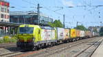 TXL - TX Logistik AG, Troisdorf [D] mit  193 550   [NVR-Nummer: 91 80 6193 550-1 D-ATLU] und Taschenwagenzug am 11.08.20 Bf.