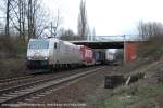 185 539-4 (TX Logistik) fhrt am 28. Mrz 2009 mit GZ durch Hannover Limmer