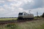 185 537-8 TX Logistik am 08.06.2009 bei Woltorf