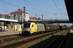 182 512 von TX Logistik mit Autozug am 10.09.2009 in Regensburg.