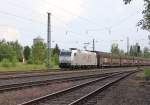 185 539 mit ARS Autozug in Fahrtrichtung Norden. Aufgenommen am 05.06.2011 in Eschwege West.