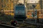 185 538-6 von TX Logistik steht am 16.11.2011 in Aachen West auf Gleis 204. 