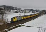 189 930 mit einem ARS-Altmann am 27.02.2013 bei Ergoldsbach.