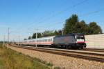 ES 64 U2-029 (TXL) mit IC 2083 vor Mering (29.08.2012)