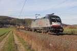 182 529-8 (ES 64 U2-029) mit Containerzug in Fahrtrichtung Sden.