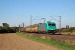 Am 2.Oktober 2013 war TXLA 185 617 mit einem Altmann-Zug bei Elze(Han) auf dem Weg Richtung Sden.