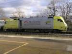 Dispolok ES 64 U2-006 der TXLogistik am 10.12.2006 in Gttingen.