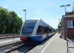 UBB 646 128-8  Vinschgau  + 646 105-6 + 646 xxx als UBB 29423 von Züssow nach Swinoujscie Centrum, am 11.06.2017 in Wolgast.