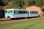 771 007-2+771 065-0 abgestellt am 09.10.2021 im Seebad Heringsdorf.