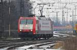 185 CL 003 im E+H bergabebahnhof Oberhausen. 04.01.2009