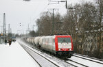 185 598 im winterlichen Bahnhof Köln Süd, fotografiert am 20.