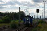 676 (650 076-9) der Verkehrsbetriebe Peine - Salzgitter GmbH (VPS) als LZ in Rathenow in Richtung Wustermark.