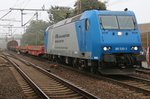 VPS 185 530-3 mit Stahlzug in Fahrtrichtung Seelze. Aufgenommen in Hannover Linden-Fischerhof am 20.09.2014.
