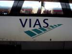 VIAS Logo am 07.11.13 in Hanau Hbf 