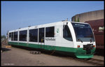 Auch die Vogtlandbahn stellte ein Fahrzeug am 10.5.1998 in Minden aus.