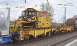 Ein sogenannter Schienenladewagen (SWL) der Fa.