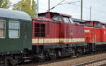 WFL Lok 201 101-3 (98 80 3201 101-3 D-WFL) am 10.09.18 am Haken von 232 601-5 bei der Überführung, Bf. Flughafen Berlin-Schönefeld.