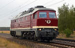 232 601 der WFL rollte am 07.09.19 Lz durch Marxdorf Richtung Falkenberg(E).