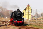 Die 50 3610-8 der WFL beim Frühlingsfest am 06.04.2019 im Bw Schöneweide.