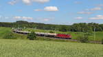 DGS 45395 von Hamburg Hohe Schaar nach Hof mit 155 110 und 232 173 als Schub bei Grobau.