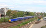 146 521 mit IRE Stuttgart-Tübingen am 03.09.2020 in Oberesslingen. 