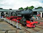 52 8131, fotografiert am 14.05.2017 zum Tag der offenen Tür im Bahnbetriebswerk Nossen