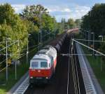 232 333-5 am 29.9.2015 in Marquardt. Aufnahmestandort: Öffentliche Fußgängerbrücke.