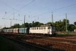 WAB 57 fr EnergieRail am Abend des 31.05.2008 im Bahnhof Guben