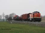 Die zweite Leistung als Schublok am 30.03.11 nahe Belecke.