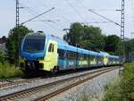 WestfalenBahn ET 411 als RE15 Münster - Emden in Rheine, 04.06.2022