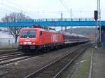 Zum zweiten Mal kam WLE-81 mit Mller`s Saufzug nach Rgen.Am 31.Oktober 2010 durchfuhr der Sonderzug von Binz kommend den Bahnhof von Bergen/Rgen.