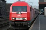 Die WLE 23 zieht einen Sonderzug aus Dsseldorf HBF am 07.11.2010