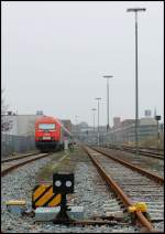 Lok 23 der WLE abgestellt mit Ihrem Sonderzug auf Bf Wilhelmshaven.