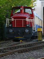 Diese mir unbekannte Werkslokomotive habe ich Anfang September 2020 auf dem Gelände der Westfälischen Lokomotiv-Fabrik Reuschling in Hattingen ablichten können.