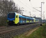 WESTFALENBAHN  ET 415 als RE15 Münster - Emden in Rheine=Bentlage, 07.03.2026